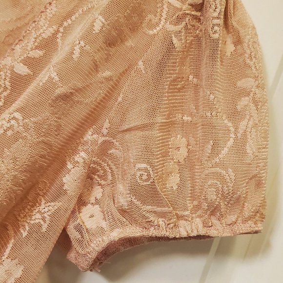 MNG Suit Pink Babydoll Top Size Small New With Tags - Picture 6 of 7